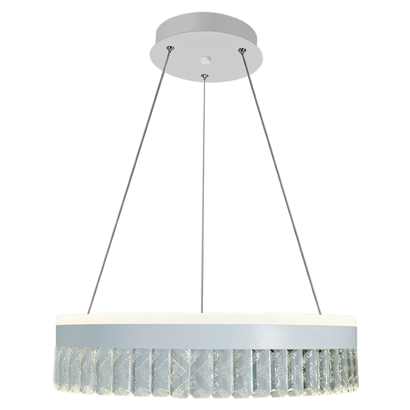 LED luxusné závesné krištáľové svietidlo s diaľkovým ovládačom 90W - TA2300/W 7
