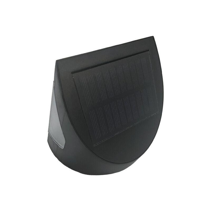 LED čierne nástenné solárne svietidlo 3W / 3000K / 4000K - LS025