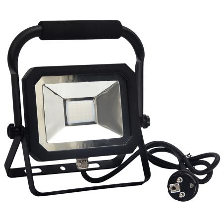 LED reflektor 20W+držiak/4000K/BK/H - LF1022H