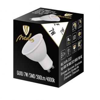 LED žiarovka 7W - GU10 / SMD / 4000K - ZLS127